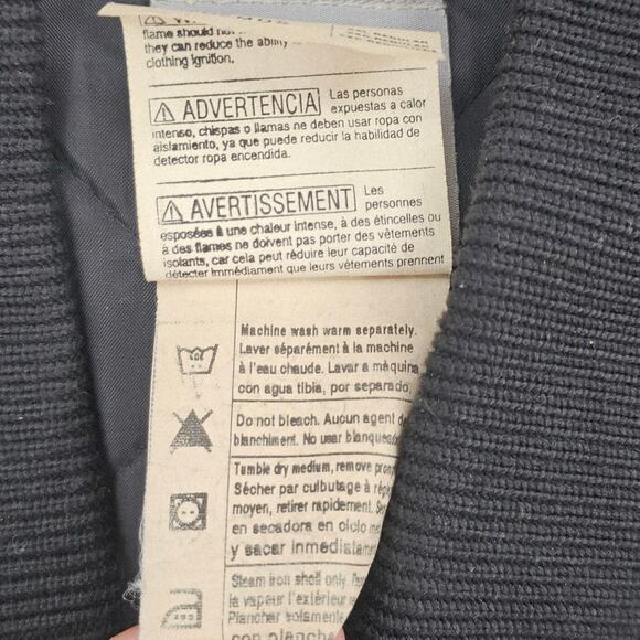 Vintage Carhartt Faded Gray Green Canvas Insulated Vest Men's 2XL Gorp 3789 - Picture 4 of 7